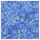 Helles Blau Hydrangea Blumenmuster Stoff (Nahaufnahme)