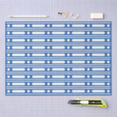 Helles Blau Knochen Einlegearbeit Rand Punkte Deco Seidenpapier (Handwerk)