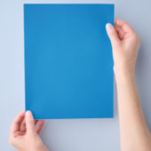 Helles Blau mit griny Textur Flyer (Hand)