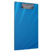 Helles Blau mit rotem Sport-Auto flammt Klemmbrett (Rechts)