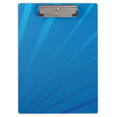 Helles Blau mit rotem Sport-Auto flammt Klemmbrett (Vorderseite)