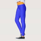Helles Blau Orange Ton Leggings (Links)