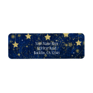 Helles Blau & Silver Starry Celestie Einladung