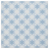 Helles Blau und Winter Weiße Schneeflocke Muster Stoff (Muster)