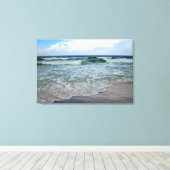 Helles blaues Meer 1 Leinwanddruck (Insitu (Holzboden))