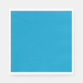 Helles blaues Papier Napkins Serviette (Vorderseite)
