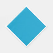 Helles blaues Papier Napkins Serviette (Ecke)