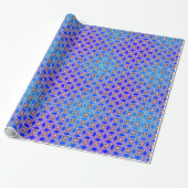 Helles blaues Weihnachtsgeschenk Wrapping Paper Geschenkpapier (Ungerollt)