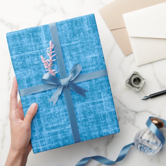 Helles Blaules Geschenkpapier (Schenken)