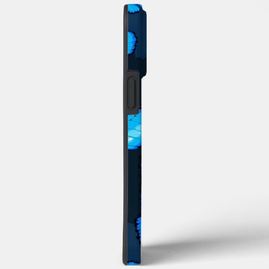 Helles Blue Butterfly iPhone | Schmetterling iPhon Case-Mate iPhone Hülle (Rückseite / Rechts)