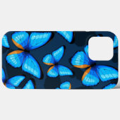 Helles Blue Butterfly iPhone | Schmetterling iPhon Case-Mate iPhone Hülle (Rückseite (Horizontal))