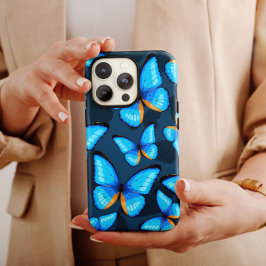 Helles Blue Butterfly iPhone | Schmetterling iPhon Case-Mate iPhone Hülle