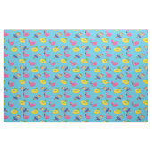 Helles Blue Summer Pool Schwimmt Gemustert Stoff (Fat Quarter (45,7 x 55,9 cm))
