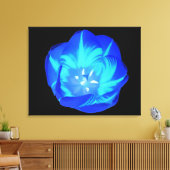 Helles Blue Tulip Canvas Print Leinwanddruck (Insitu (Wohnzimmer))