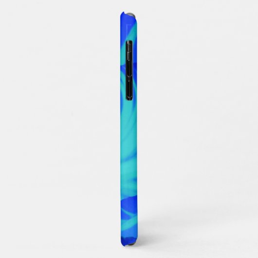 Helles Blue Tulip iPhone 3 Fall Case-Mate iPhone Hülle (Hinten/Links)