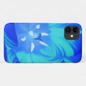 Helles Blue Tulip iPhone 3 Fall Case-Mate iPhone Hülle (Rückseite (Horizontal))