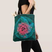 Helles, blumenfarbenes Nadelrad mit Konfetti-Sprin Tasche (Von Nahem)