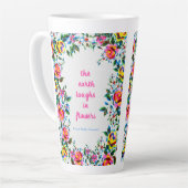 Helles Blumenlachen Dot Grid Journal Milchtasse (Linke Ecke)