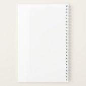 Helles Blumenlachen Dot Grid Journal Notizblock (Rückseite)