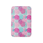 Helles Blumenmuster 2 Badematte (Vorderseite Vertikal)