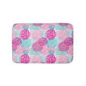 Helles Blumenmuster 2 Badematte (Vorderseite)