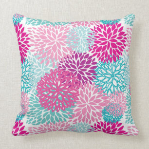 Helles Blumenmuster 2 Kissen