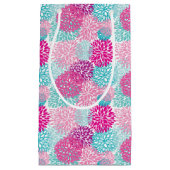 Helles Blumenmuster 2 Kleine Geschenktüte (Vorderseite)