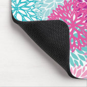 Helles Blumenmuster 2 Mousepad (Ecke)