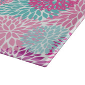 Helles Blumenmuster 2 Schneidebrett (Ecke)