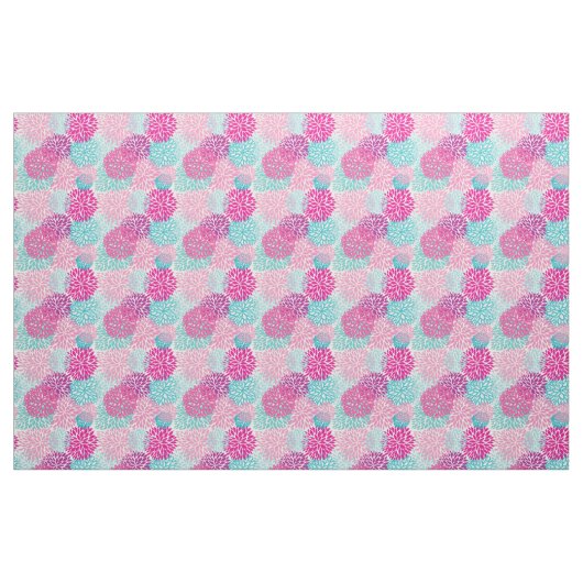 Helles Blumenmuster 2 Stoff (Fat Quarter (45,7 x 55,9 cm))