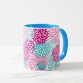 Helles Blumenmuster 2 Tasse (VorderseiteRechts)