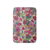 Helles Blumenmuster Badematte (Vorderseite Vertikal)