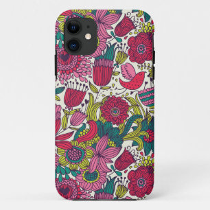 Helles Blumenmuster Case-Mate iPhone Hülle