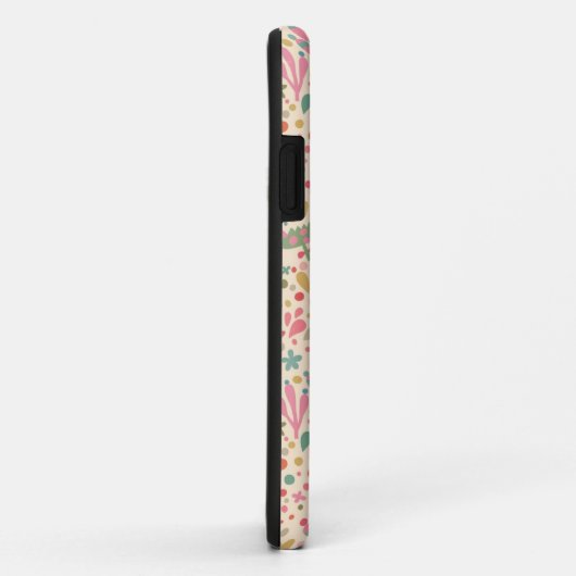 Helles Blumenmuster Case-Mate iPhone Hülle (Hinten/Rechts)