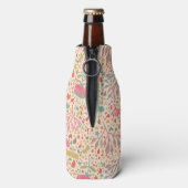 Helles Blumenmuster Flaschenkühler (Flasche Rückseite)