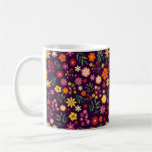 Helles Blumenmuster Kaffeetasse (Links)