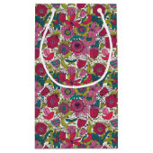 Helles Blumenmuster Kleine Geschenktüte (Rückseite)