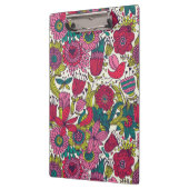 Helles Blumenmuster Klemmbrett (Links)