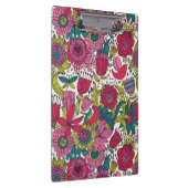 Helles Blumenmuster Klemmbrett (Rechts)