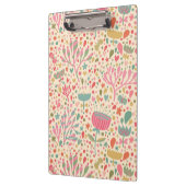 Helles Blumenmuster Klemmbrett (Links)