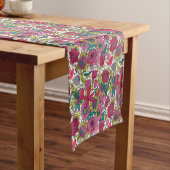 Helles Blumenmuster Kurzer Tischläufer (Beispiel)