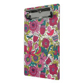 Helles Blumenmuster Mini Klemmbrett (Gewinkelt2)