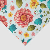 Helles Blumenmuster Seidenpapier (Detail)