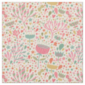 Helles Blumenmuster Stoff (Nahaufnahme)