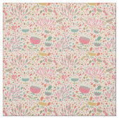 Helles Blumenmuster Stoff (Muster)