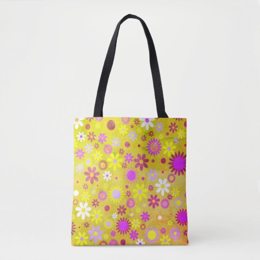 Helles Blumenmuster Tasche (Vorderseite)