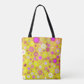 Helles Blumenmuster Tasche (Rückseite)