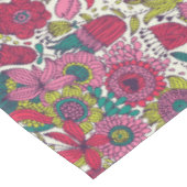 Helles Blumenmuster Tischdecke (Schrägansicht)