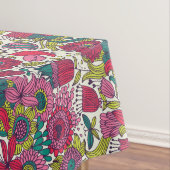 Helles Blumenmuster Tischdecke (Beispiel)