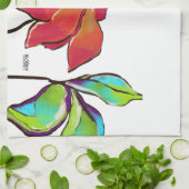 Helles Blumentuch Geschirrtuch (Gefaltet)